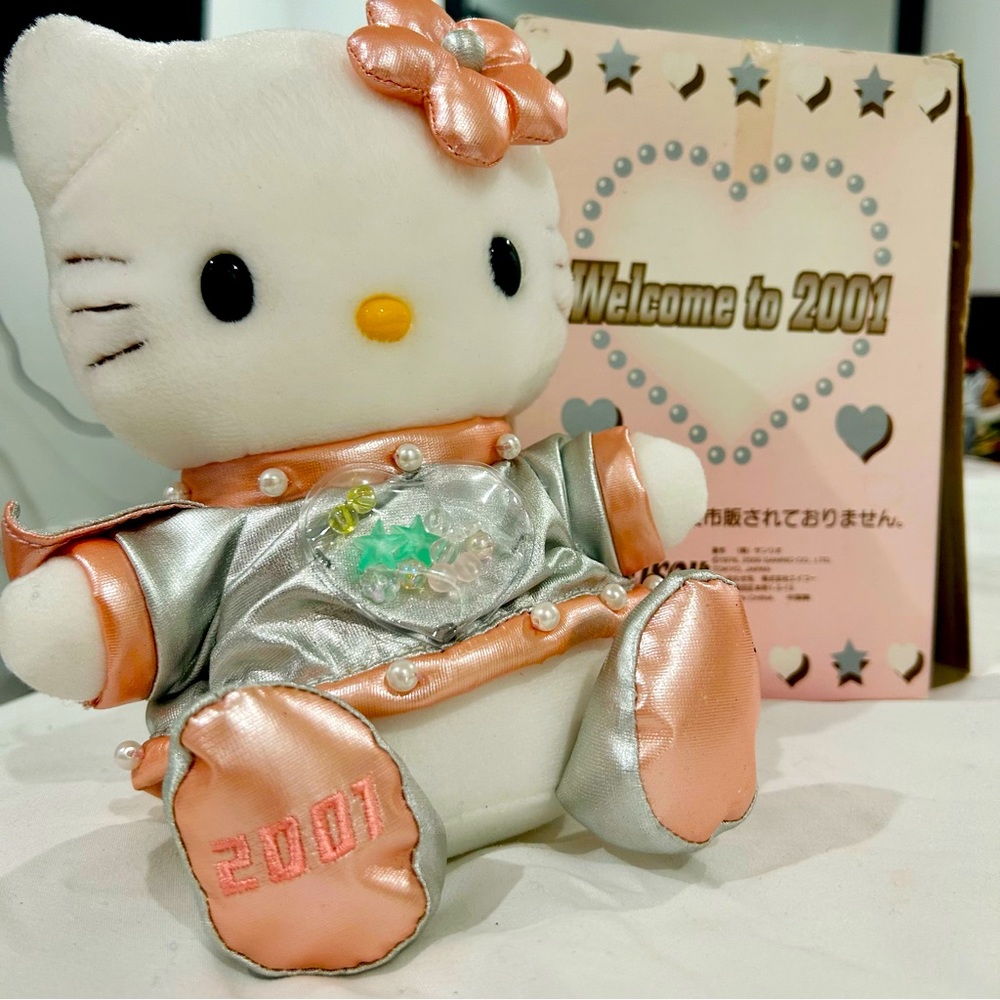 Vintage Japanese hello kitty plush 2001